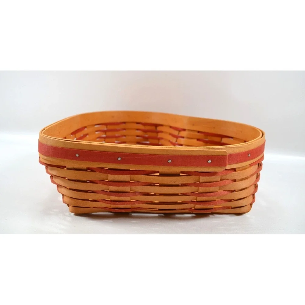 Longaberger 1999 Sweetheart Love Treasures Basket Cloth Liner 2 Clear Protectors